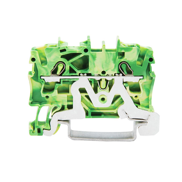 WAGO 2002-1207 CAGE CLAMP2-CONDUCTOR GROUND TERMINAL BLOCK