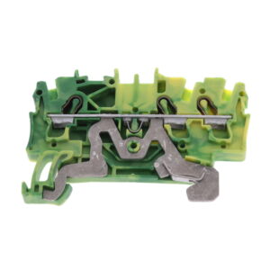 WAGO 2002-1307 CAGE CLAMP 3-CONDUCTOR GROUND TERMINAL BLOCK