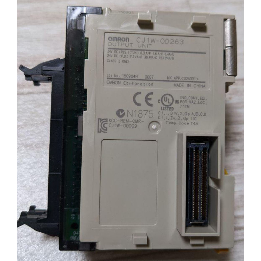 OMRON CJ1W-OD263 64-point transistor output unit PLC – SKU Automation ...
