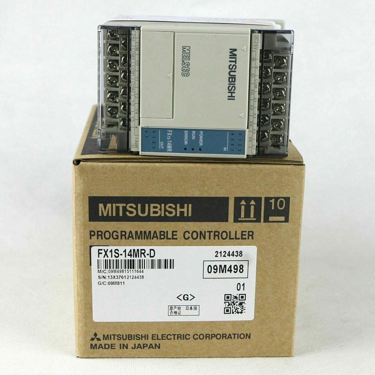 MITSUBISHI FX1S-14MR-D PLC