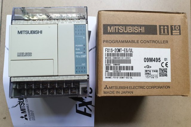 MITSUBISHI FX1S-20MT-ES/UL compact Programmable Logic Controller (PLC)