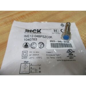 SICK IME12-04BPSZC0K (Part Number: 1040763) inductive proximity sensor
