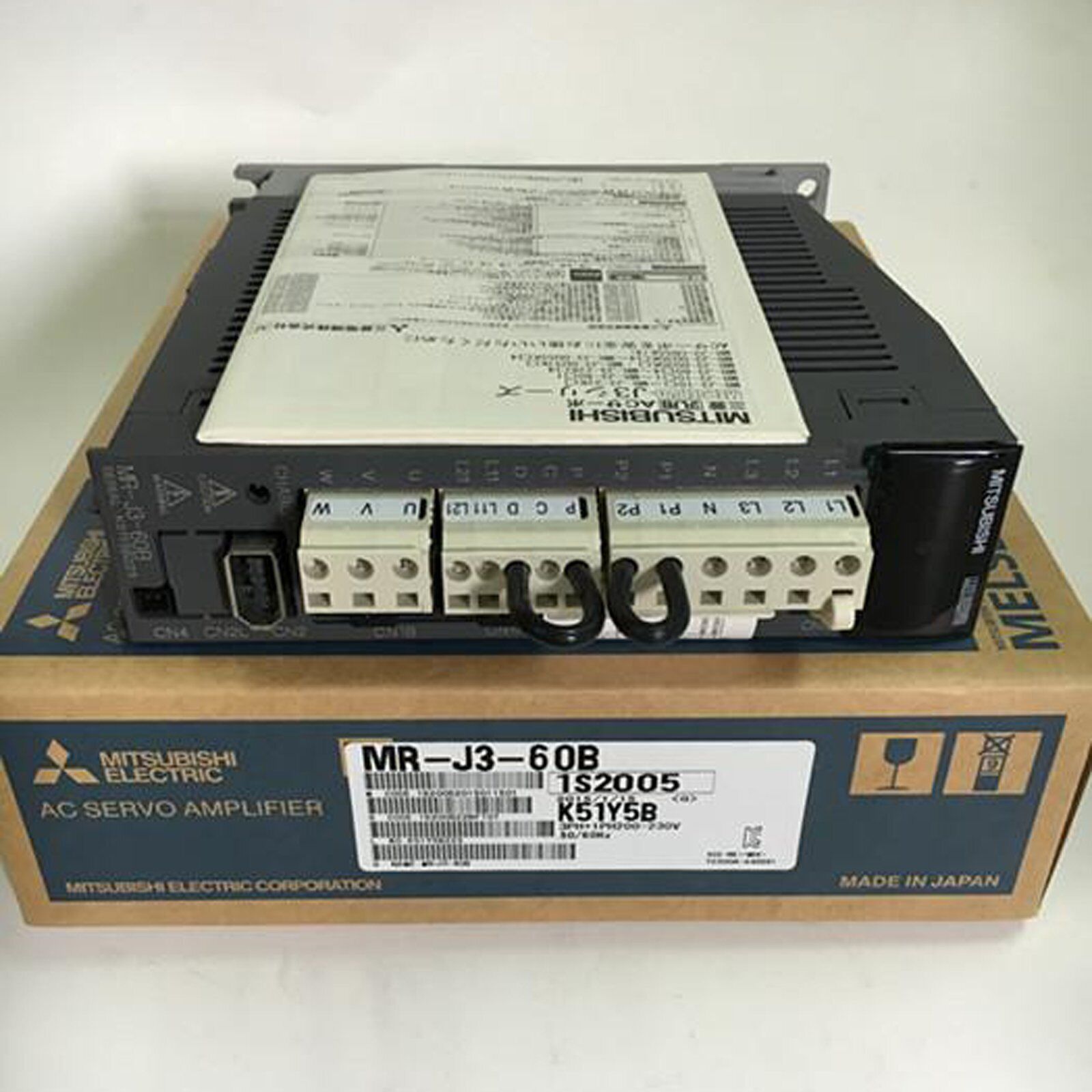 MITSUBISHI MR-J3-60B SERVO DRIVE Digital AC-Servo Amplifier