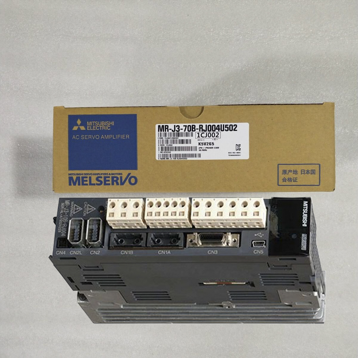 MITSUBISHI MR-J3-70B-RJ004U502 SERVO DRIVE AC servo amplifier